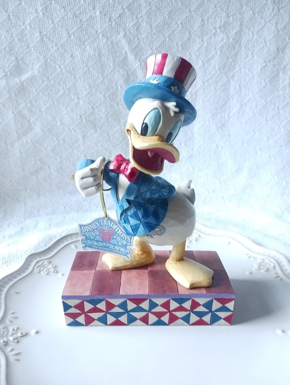 Jim Shore × Disney Traditions Donald Duck "Yankee Doodle Duck" #4027134